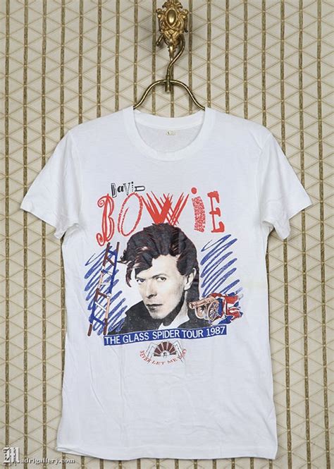 David Bowie T Shirt Original Glass Spider Concert Tour Tee Etsy