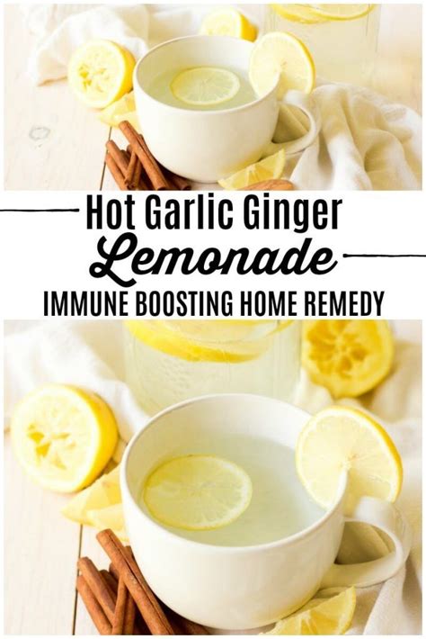 Hot Garlic Ginger Lemonade Recipe Ginger Lemonade