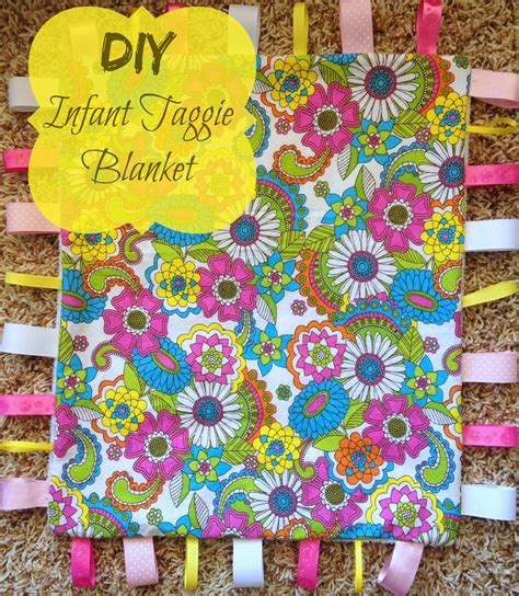 Diy Infant Taggie Blanket Outnumbered 3 To 1