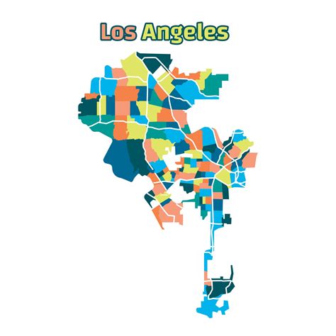 Sintético 99 Foto Mapa De Los Angeles California Estados Unidos Alta