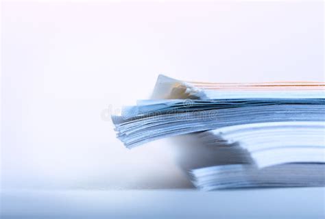 Stack Of Documents Stock Image Image Of Office Work 8634005