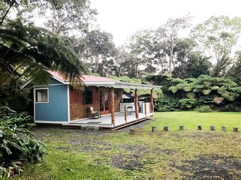 Rainforest Tiny House Vacation In Volcano Hawaii