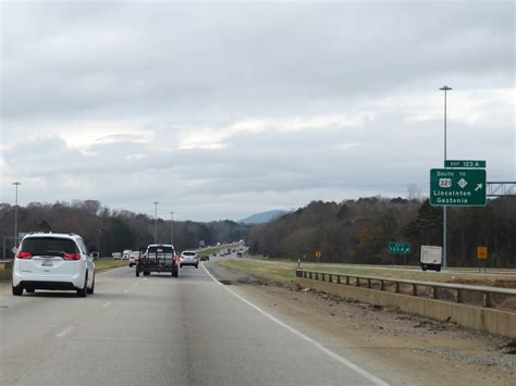 North Carolina Interstate 40 Westbound Cross Country Roads