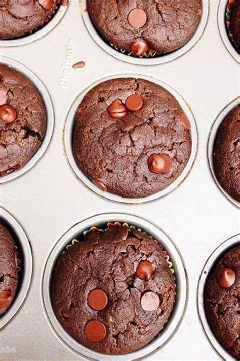 Double Chocolate Chip Muffins Feelgoodfoodie