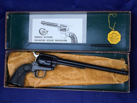 Nib Colt Single Action Buntline Scout Revolver 22lr 95 Barrel Blued