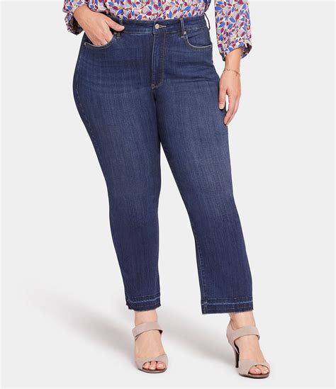 Nydj Plus Size Marilyn Ankle Straight Denim Jeans Dillards