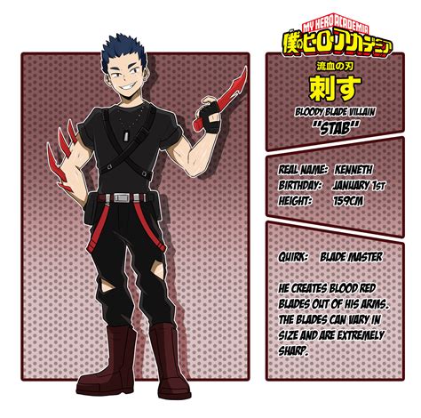 Bnha Villain Profile Ken By Glory A On Deviantart Hero Costumes