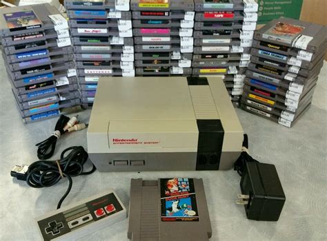 Nintendo Nes Machine Traditional Console New 72 Pin Place Aside In Tall