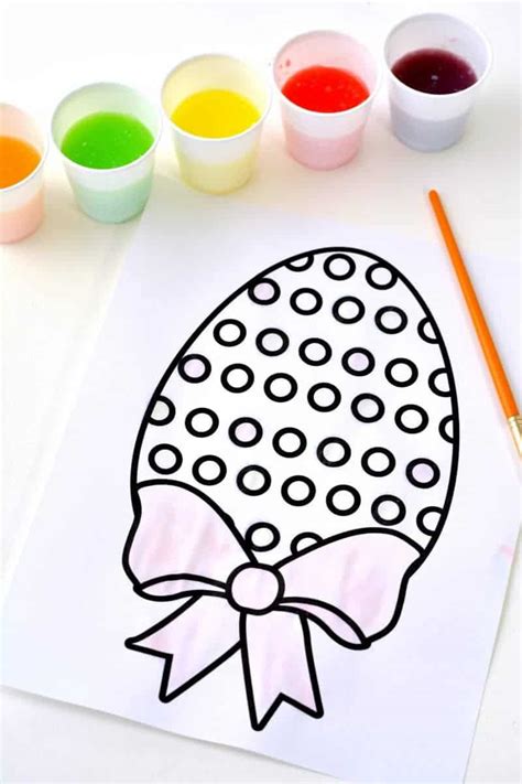 Your child need not follow the generic coloring pattern of a white body and silvery horn. Easter Egg Coloring Page Printable + How to Make Skittles Paint