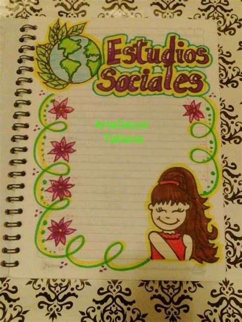 Pin By Albita Ledesma On Carátulas Web Notebook Art Crafts Idea