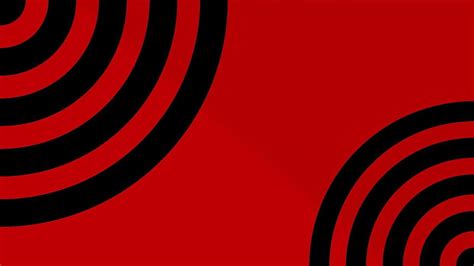 1920x1080px 1080p Free Download Black Red Waves Circles Psychedelic