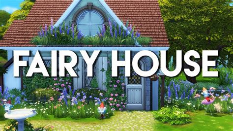 The Sims 4 House Build Fairy House No Cc Youtube