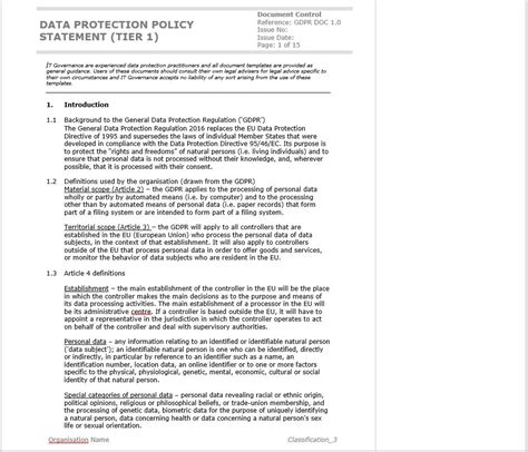 Gdpr acceptance control policy template free. Free Cctv Policy Template Uk - 26+ Policy Template Samples ...