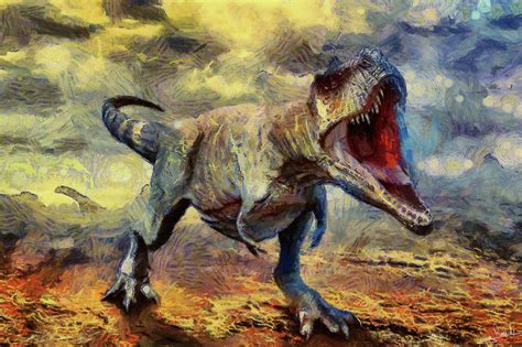 Dinosaurs Era 5 Painting By George Rossidis