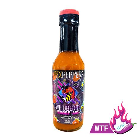 Wildberry Whoopass Hot Sauce Pexpeppers Hot Sauce