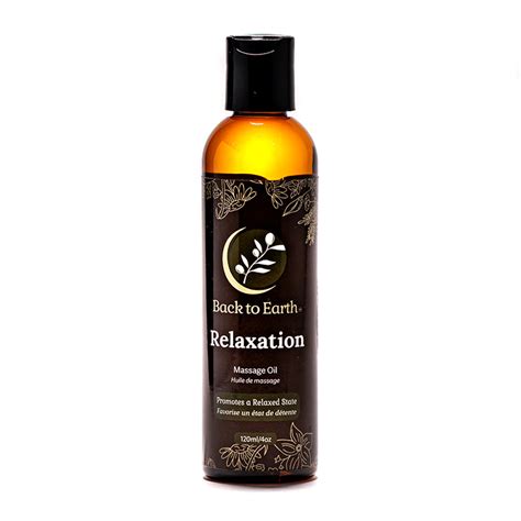 Relaxation Massage Oil 100 Pure Essential Oils Back To Earth
