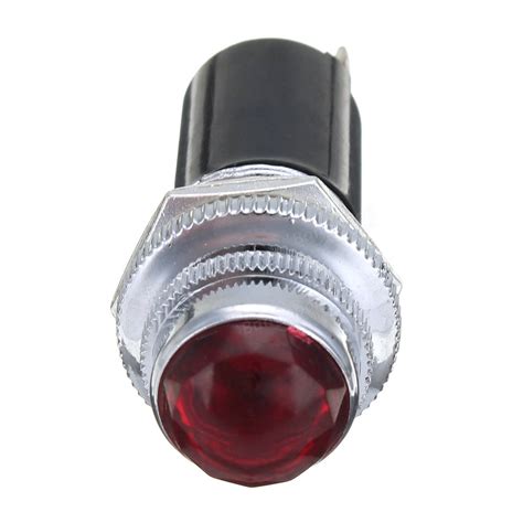 Pl1601r 16mm Red 120v Ac Dc Led Signal Indicator Pilot Light Bulb Hot