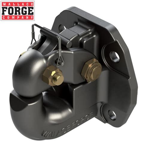 40t Offset Rigid Pintle Hook 4 Bolt Pattern Adr Approved Wallace Forge