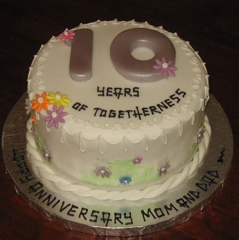 Available for home delivery or collection from any of our stores. Let Them Eat Cake: 10th Anniversary cake