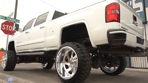 Gmc Denali Hd Built With 26x14 Specialty Forged Wheels On A 12 Inch Fts