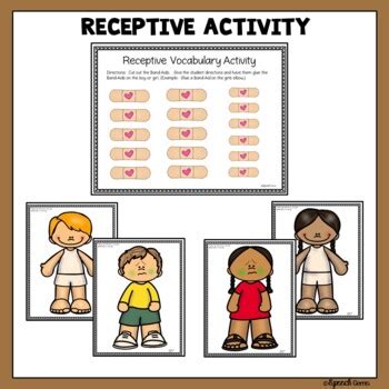 body parts activity  special education  speech gems tpt