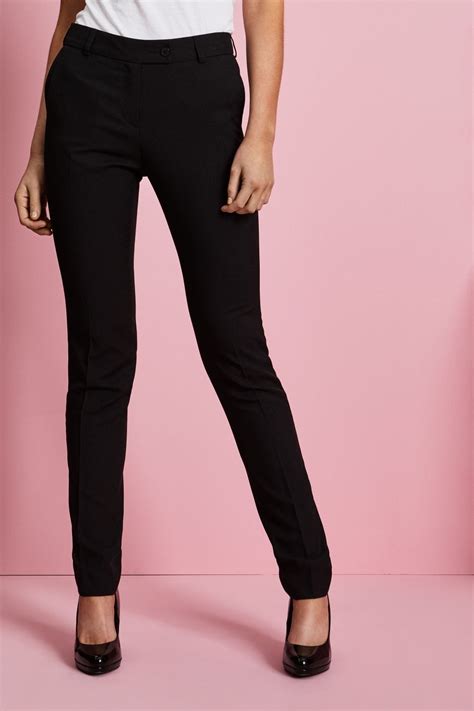 Essentials Women S Unhemmed Slim Leg Trousers Simon Jersey Beauty