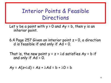 Ppt Lecture 12 Chapter 6 Interior Point Algorithm Powerpoint