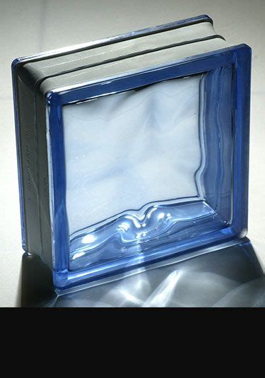 Blue Glass Wall Brick 133c Glass Wall Glass Blocks Glass