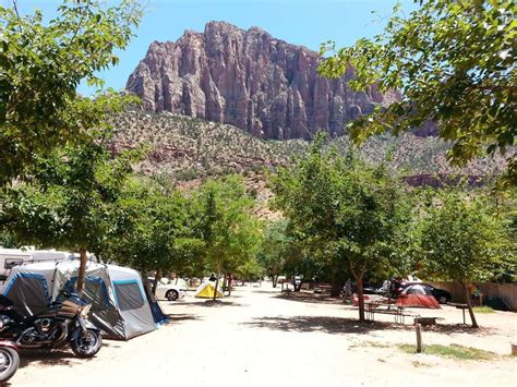 Zion Canyon Campground And RV Park Campground Views