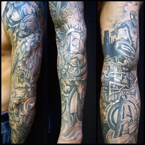Waving in the breeze, or laying flat like an embroidery patch, flag tats are one of the most popular of all american tattoos. 70 Captain America Tattoo Designs For Men - Superhero Ink ...