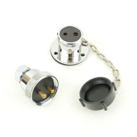 This is used to have a path to ground if there's any electrical fault so you so, to understand this you first have to have a clear idea of what the three/two pins in a plug are. Deck Connector Waterproof Plug & Socket 2 Pin, With ...