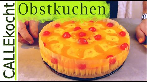 Obstboden mit Pudding