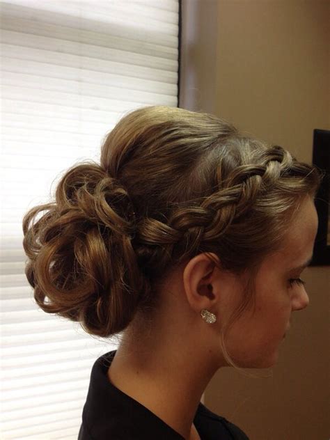 This style starts with pigtails and then divides the hair into easy twisted rope braids. Prom updo | Prom | Pinterest | Updo, Wedding and Loose buns
