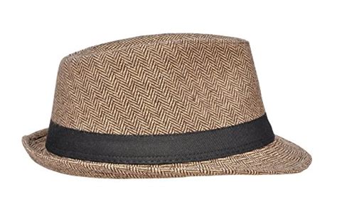 Buy Harcadian Unisex Classic Trilby Short Brim Manhattan Fedora Hat
