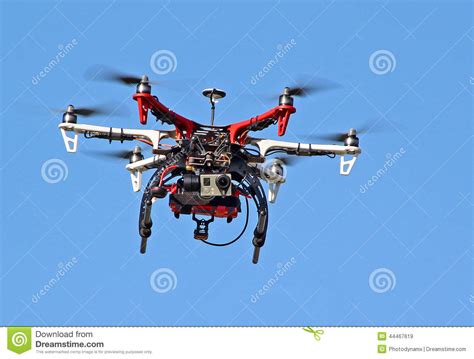 Flying Drone Video Camera Spy Stock Photo Image 44467619