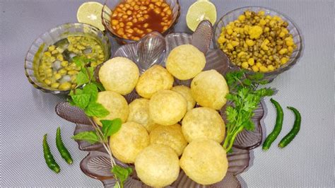 Pani Puri Recipe Golgappa Puchka Recipe Indian Street Style Chaat