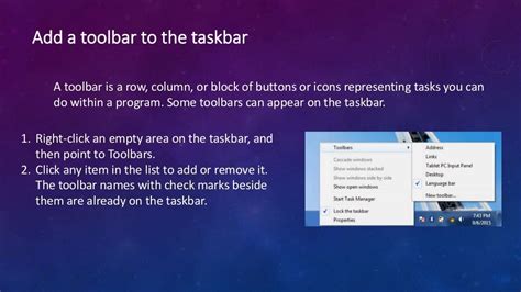 Taskbar And Start Menu Properties