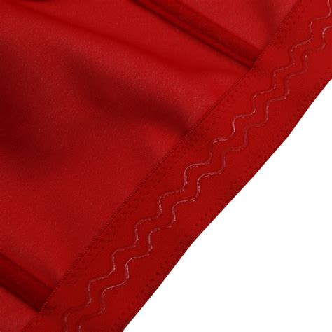 Sexy Red Spaghetti Straps Pu Bustier Bra Corset Clubwear Crop Top N18604