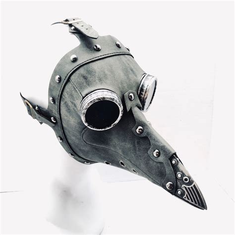 Plague Doctor Mask Led Bird Jackdaw Mask Steampunk Plague Etsy
