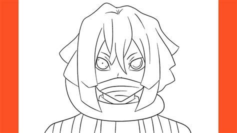 How To Draw Iguro Obanai From Demon Slayer Printable Step By Step