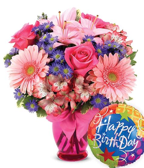 Sign up for 10% off. Pink Delight Bouquet Birthday at From You Flowers