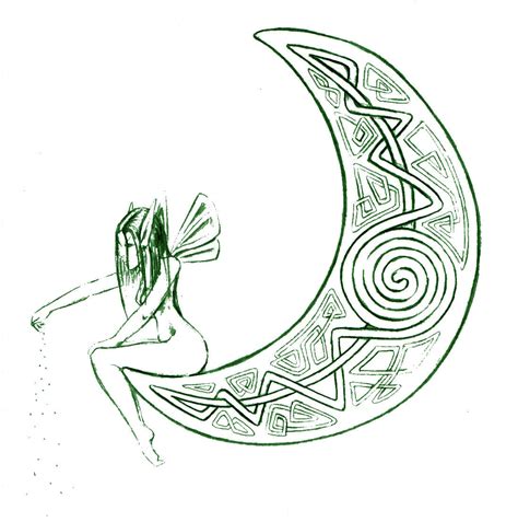 Celtic Moon By Amuletts On Deviantart