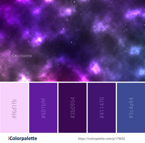 Color Palette Ideas From Purple Atmosphere Nebula Image Icolorpalette