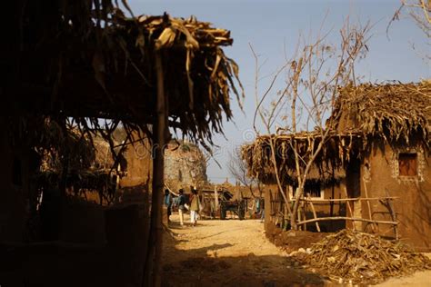 Rural Village Poor House India Stock Photo Image Of Heritage Case