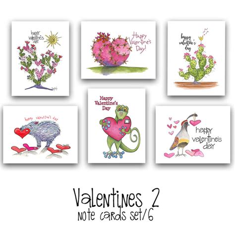 Javelina Pig Heart Valentines Day Card Zinnia Sky Studio