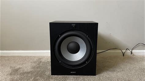 Sony Sa W3000 Home Theater Powered Active Subwoofer Youtube
