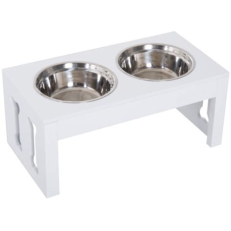 Here are the best dog bowls you can buy. PawHut 23" Modern Decorative Dog Bone Wooden Heavy Duty ...