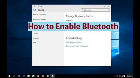 How To Enable Bluetooth In Windows Az Ocean