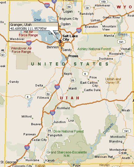 Granger Utah Map 4
