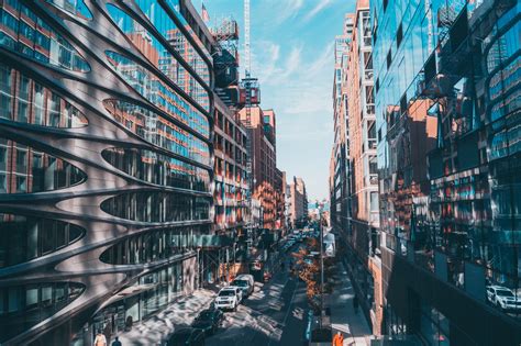 New York City Street Modern Architecture Reflection Wallpapers Hd